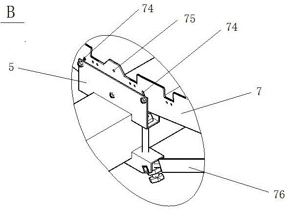 Trough type solar support based on principle of gravity and mounting method of support