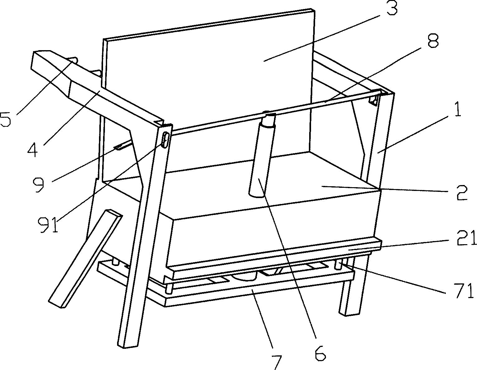 Children' lifting chair
