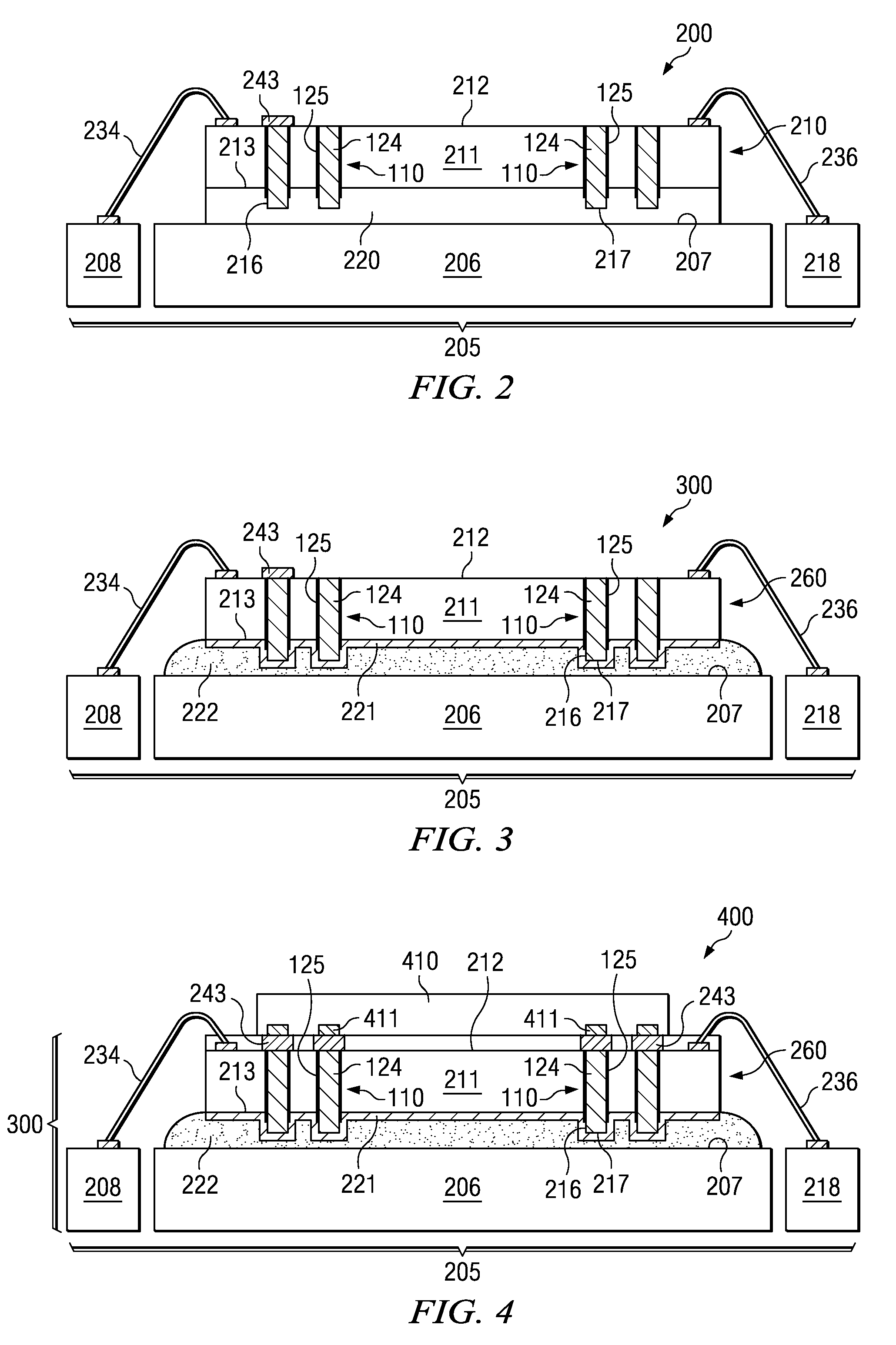 IC device having low resistance TSV comprising ground connection