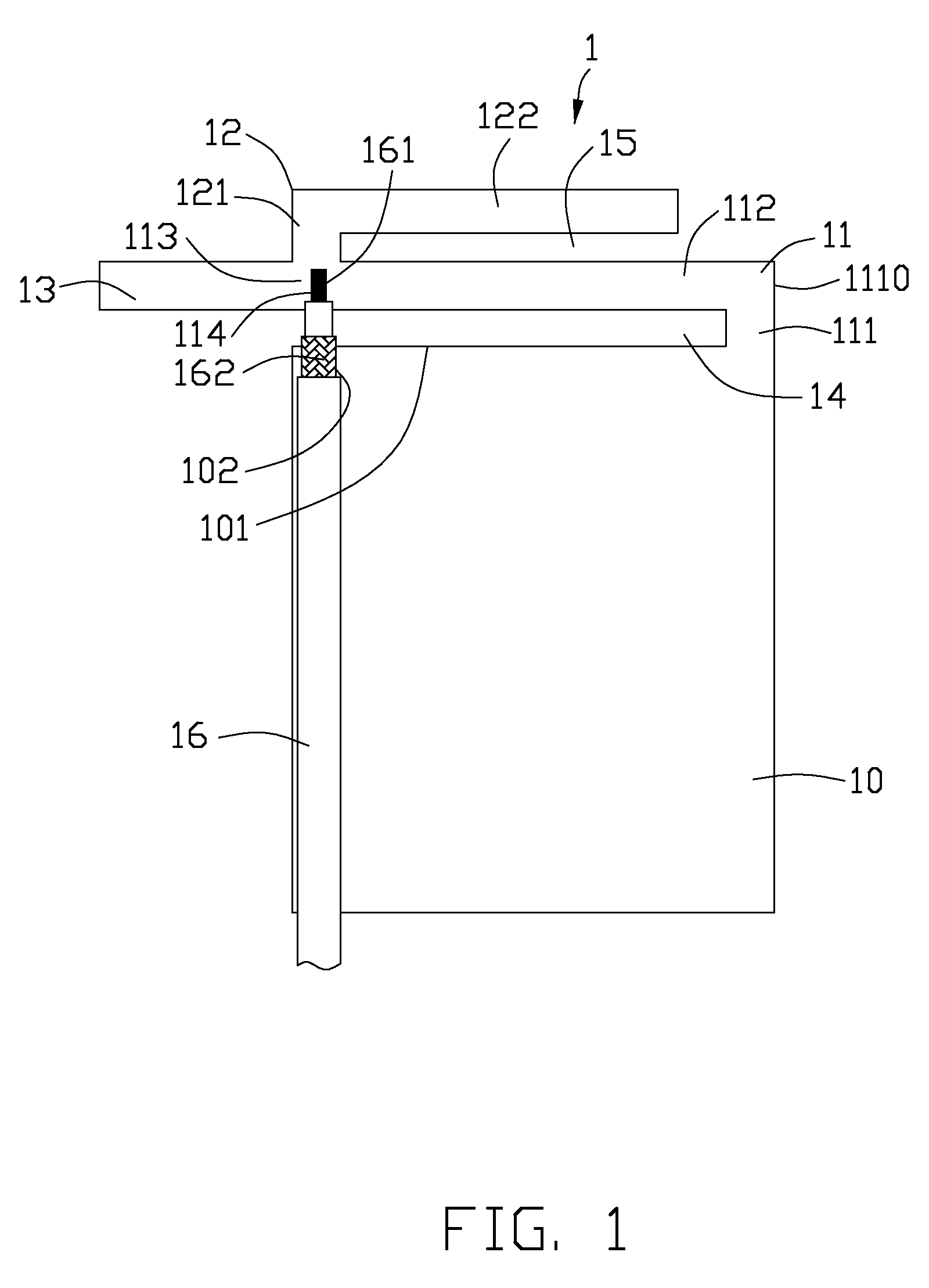 Triple-band antenna with low profile