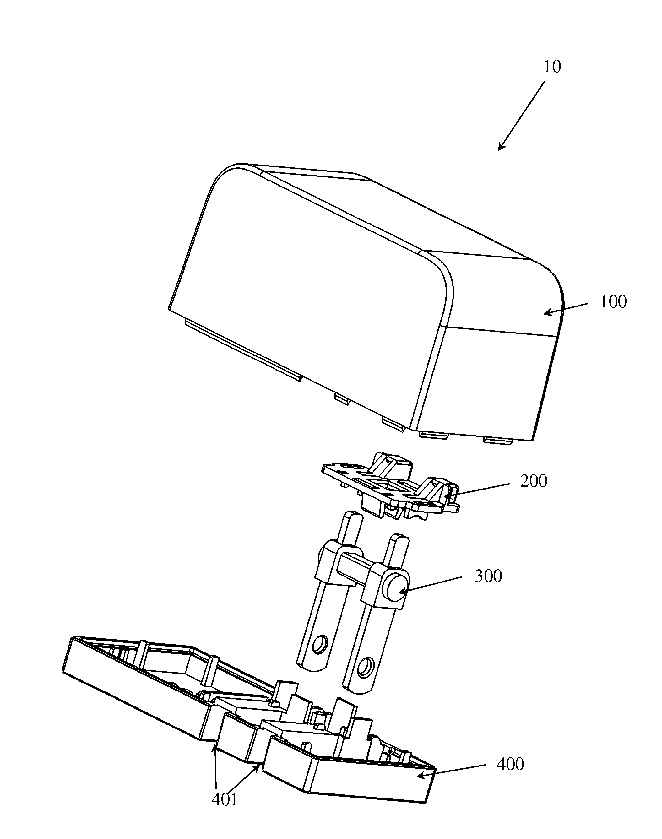 Electric Device with Rotatable and Receivable Plug