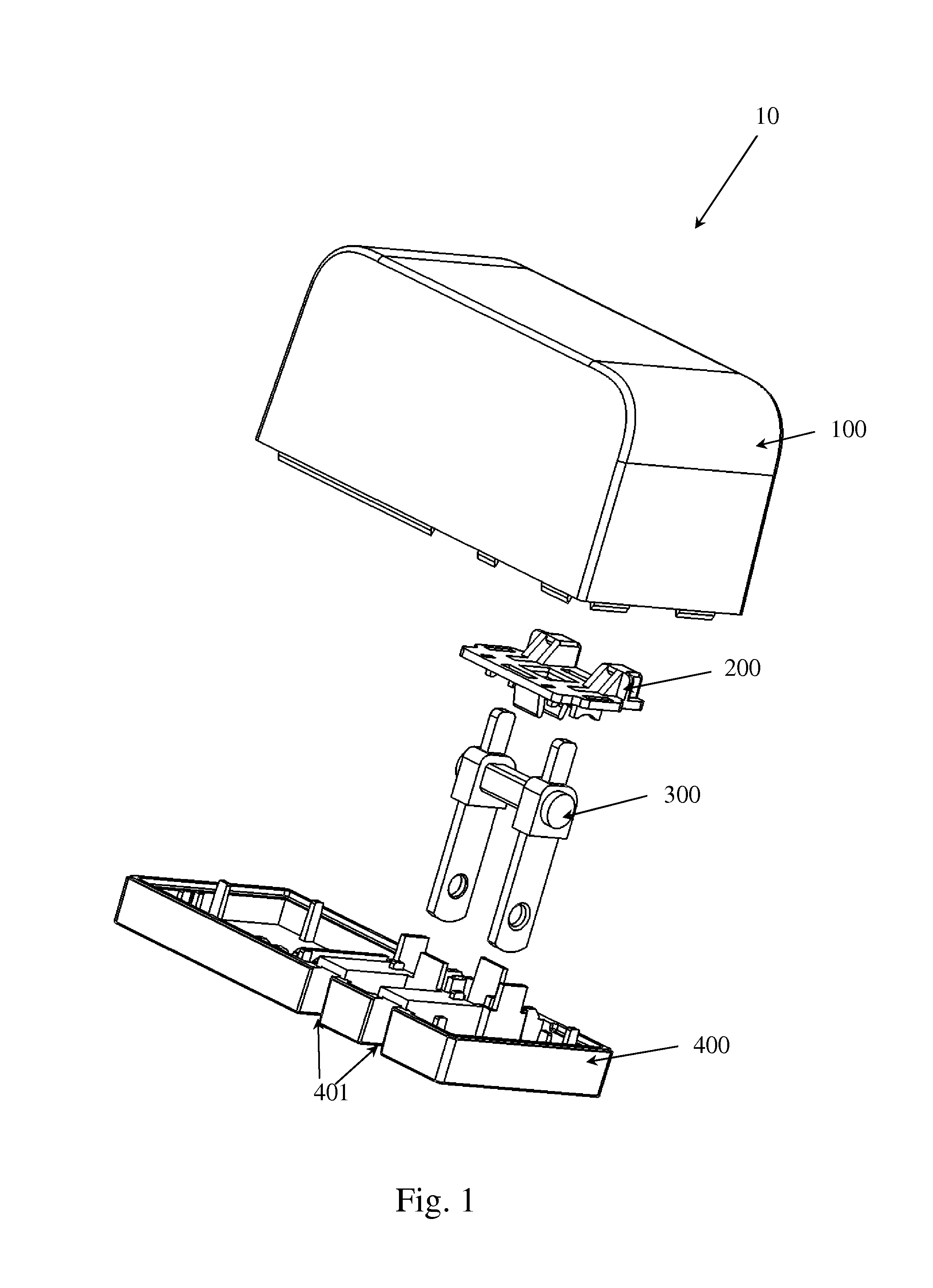 Electric Device with Rotatable and Receivable Plug