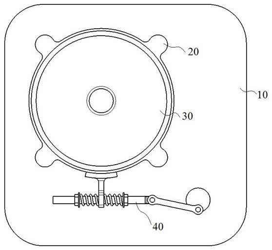 Damping type angle ring pressing machine