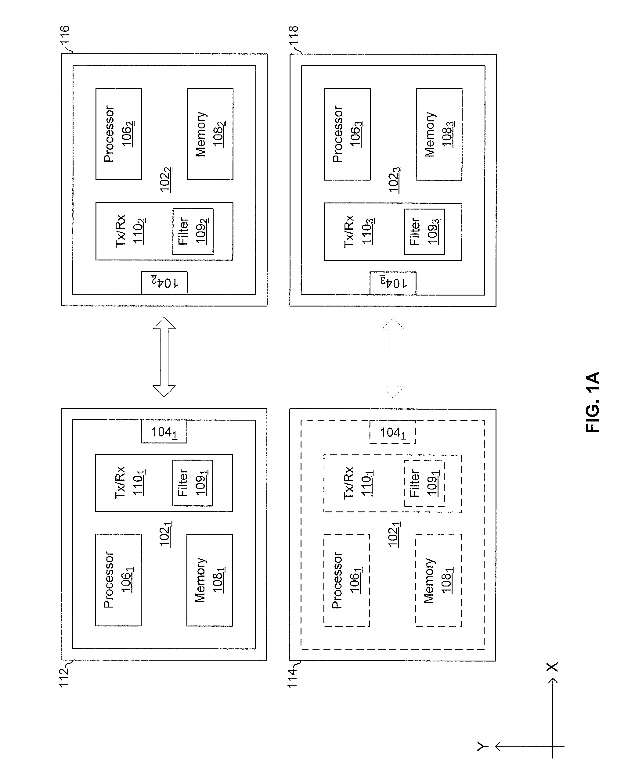 Method and system for point-to-point wireless communications utilizing leaky wave antennas