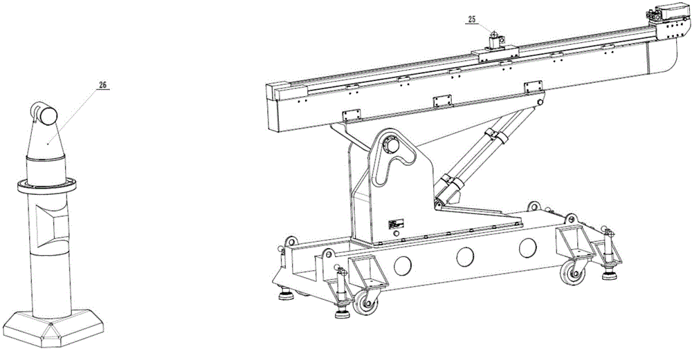 Fully-automatic large-size measurement equipment field calibration device