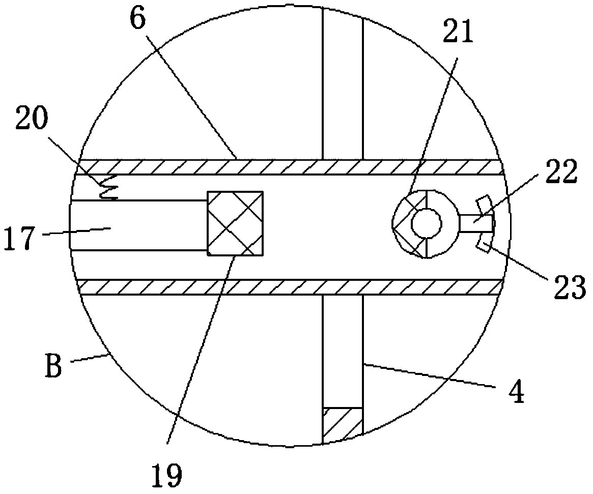 Part processing waste separation treatment device