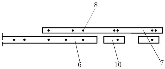 A rice direct seeding machine with adjustable row number and row spacing