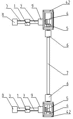 Screw rod platform of freezing and thawing machine clamping device