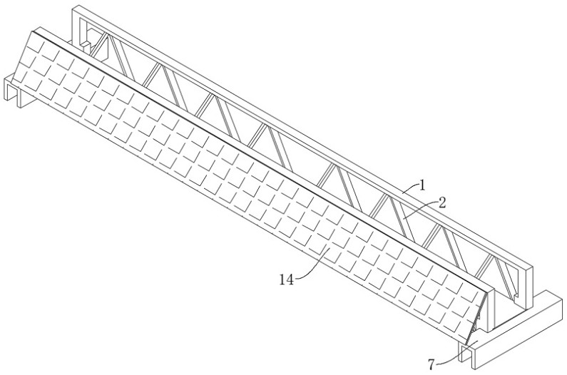 Pumping truss type suction dredger and mounting method