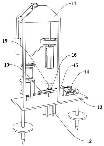 Municipal garden engineering monitoring device and system thereof