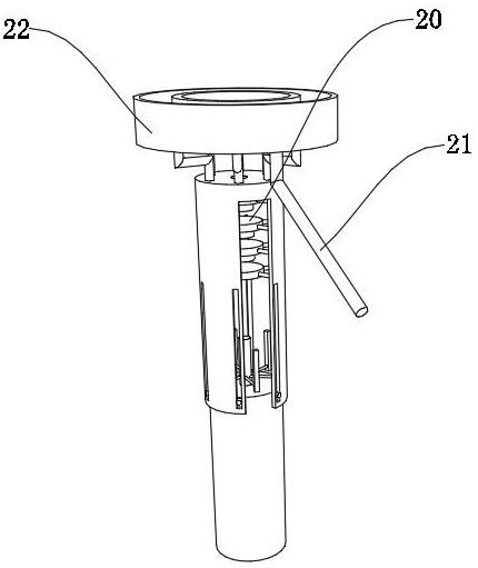 Municipal garden engineering monitoring device and system thereof