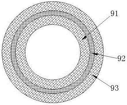 Cooling pipeline of double-turbine pressurizing plug-in type hybrid power system and manufacturing technology of cooling pipeline