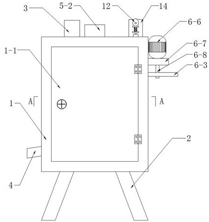 Screening device for cosmetic powdery raw material production