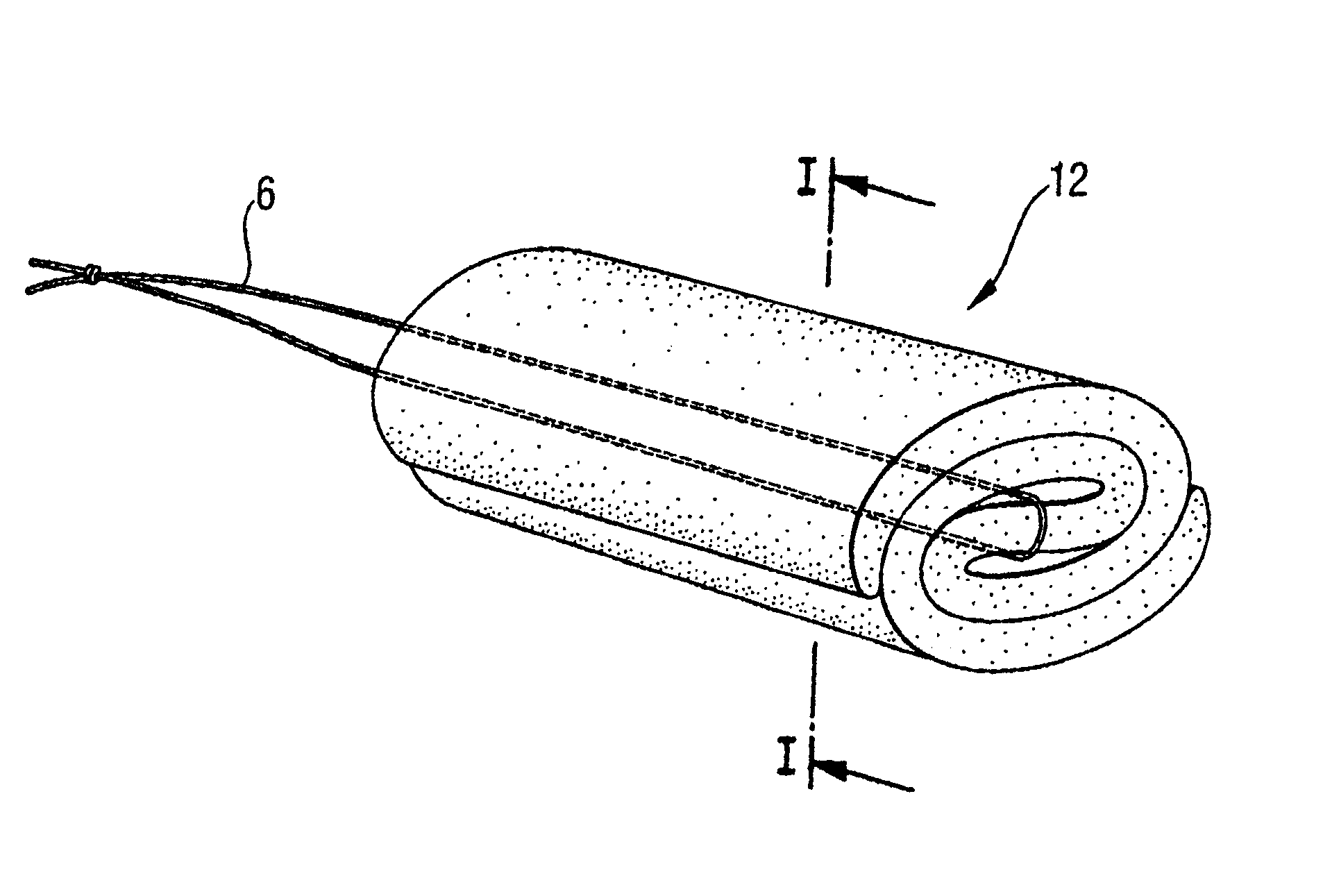 Tampon having an oval form after expansion and process for producing the same