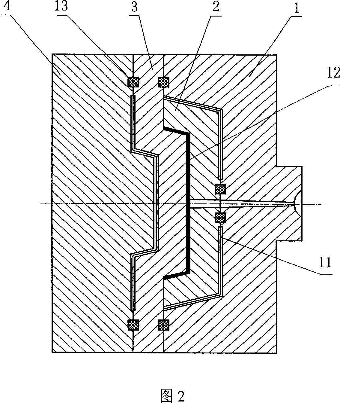 Method for realizing uniform heating and cooling of plastic injection mould