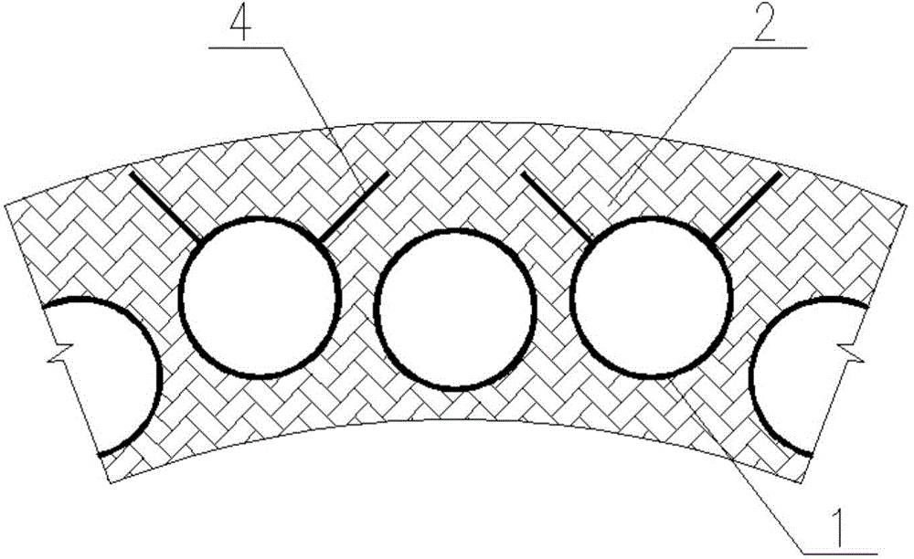 Method for horizontal dynamic controlled-freezing water stopping between pipe roofs