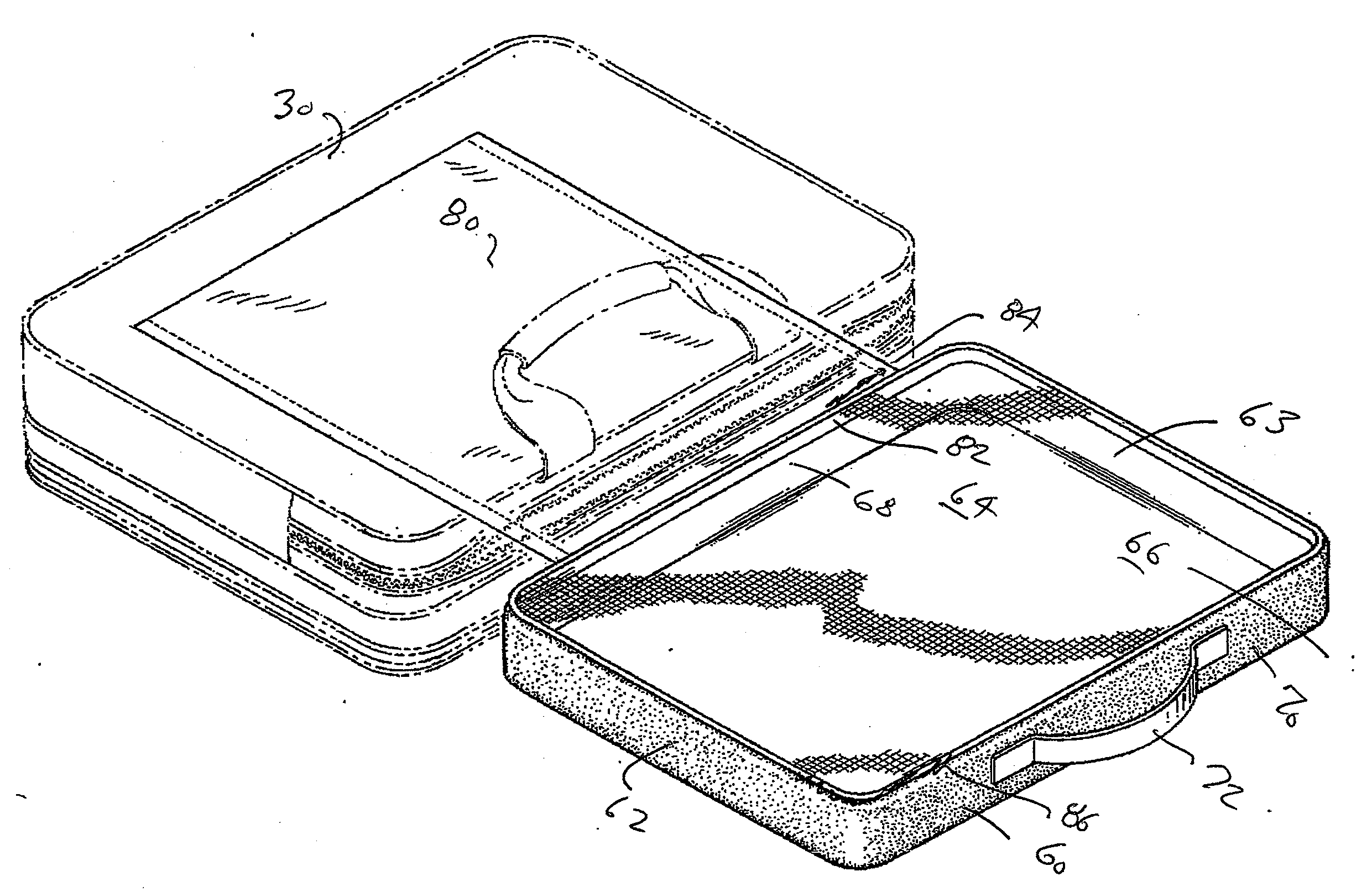 Luggage with Removable Laptop Computer Compartment