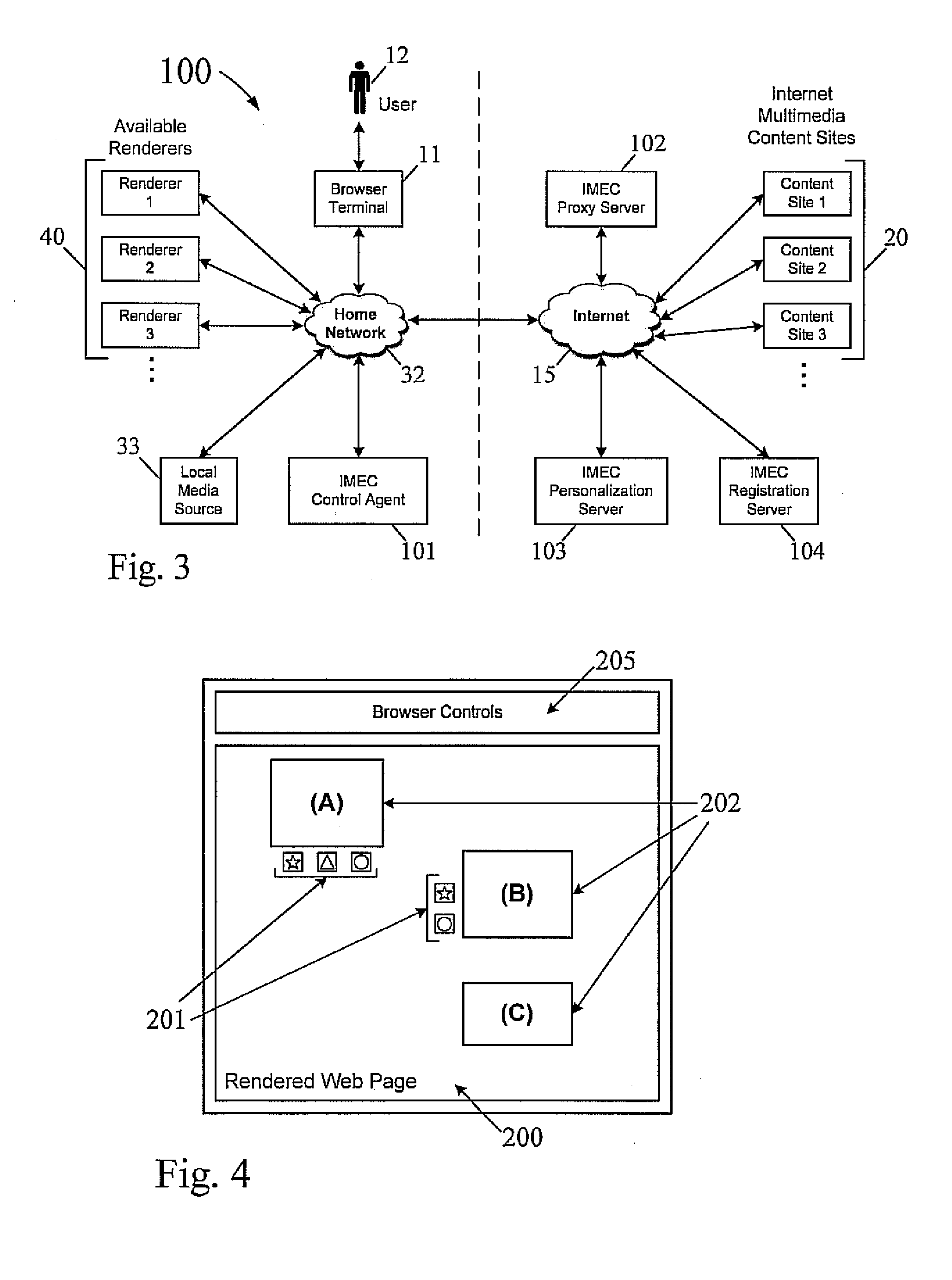 System and method for embedding multimedia controls and indications in a webpage