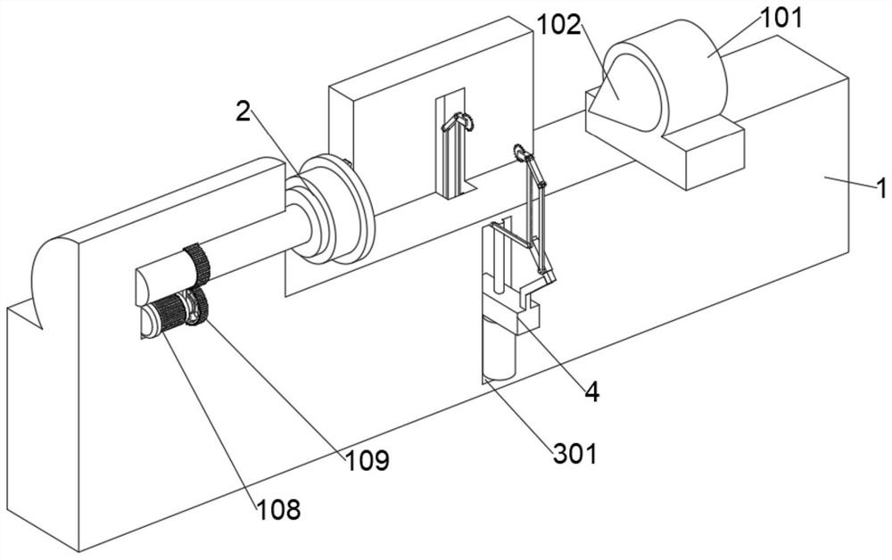 Pipeline cutting device with rotary cutting function for constructional engineering