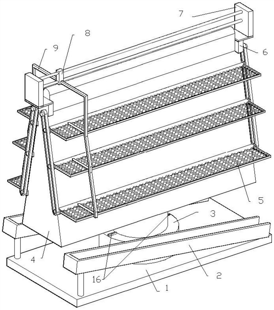 Crop airing device