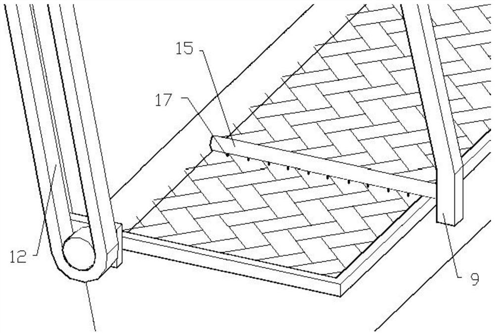 Crop airing device