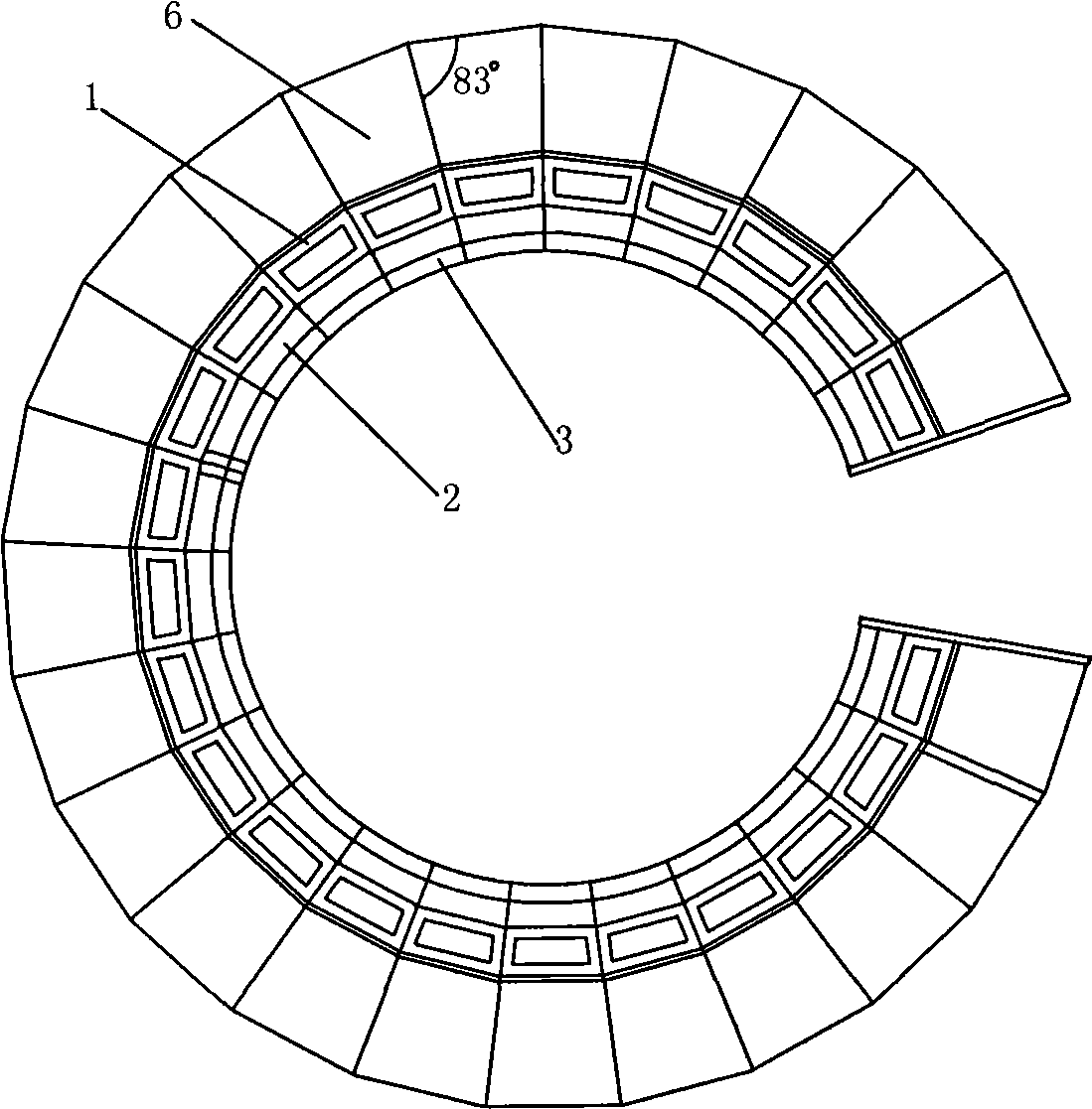 Modular assembled circular control platform