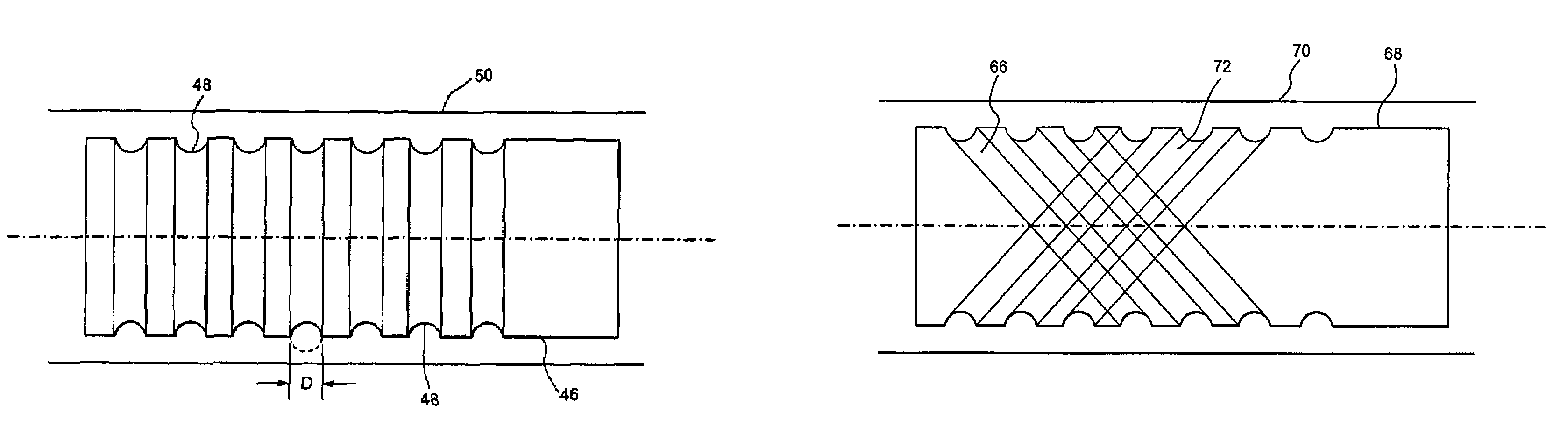 Combustor liner with inverted turbulators