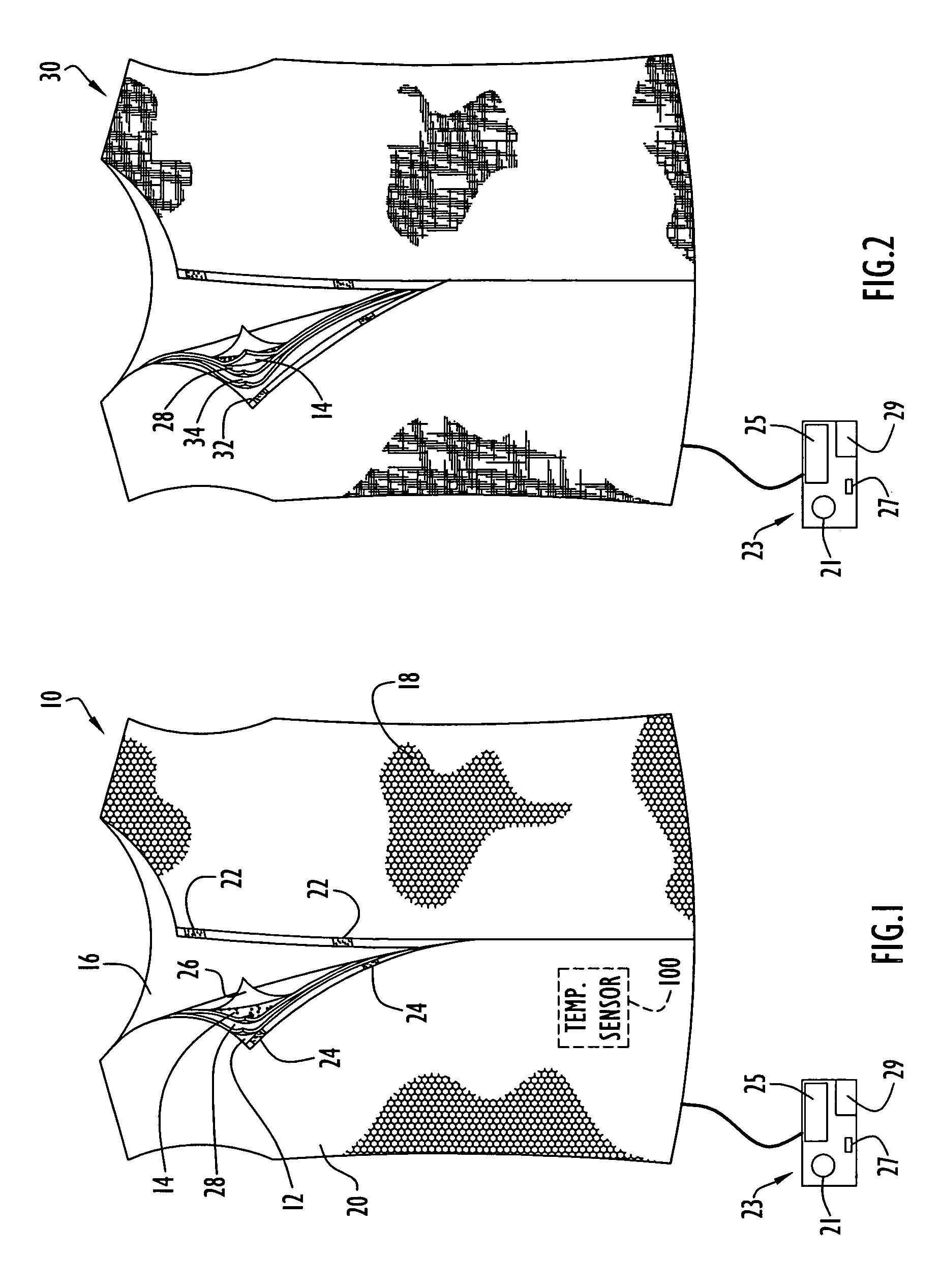 Thermal treatment garment and method of thermally treating body portions