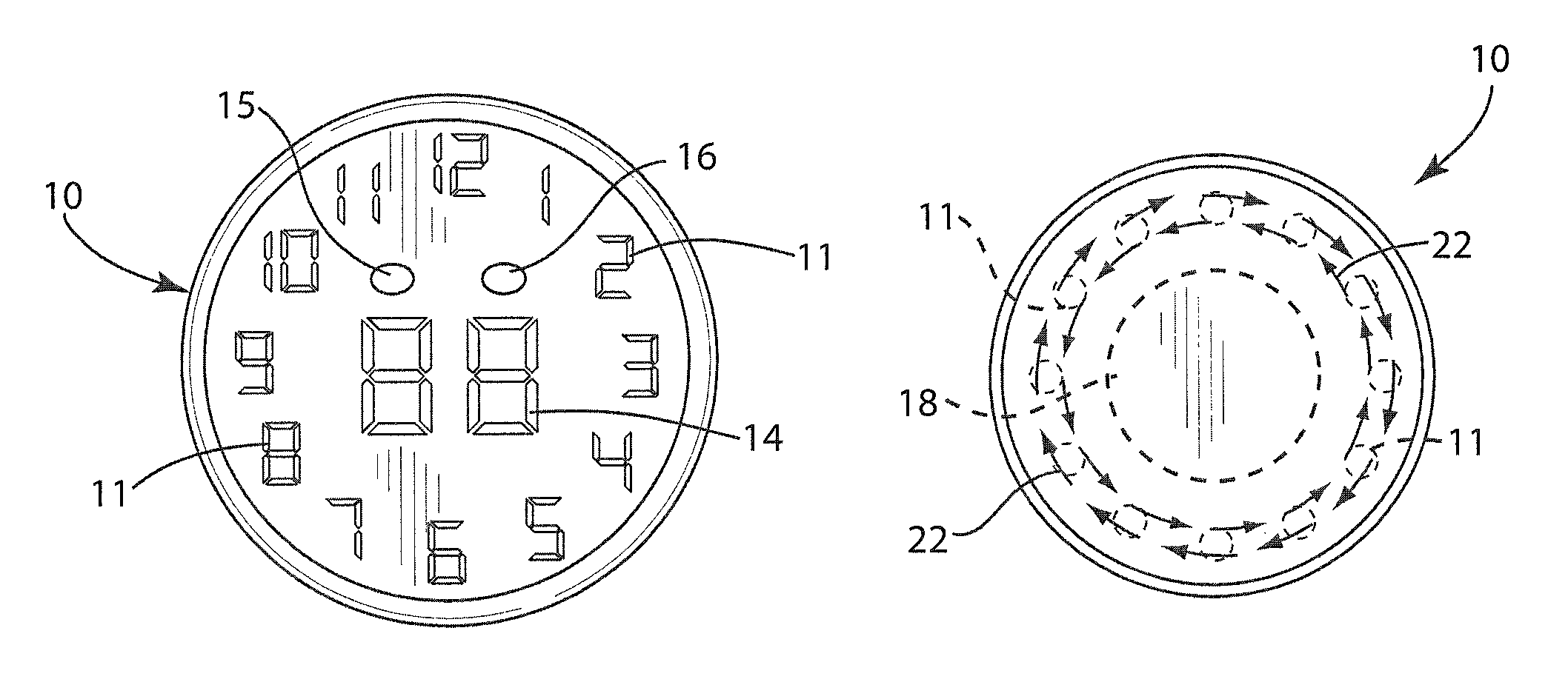 Time teaching watch and method