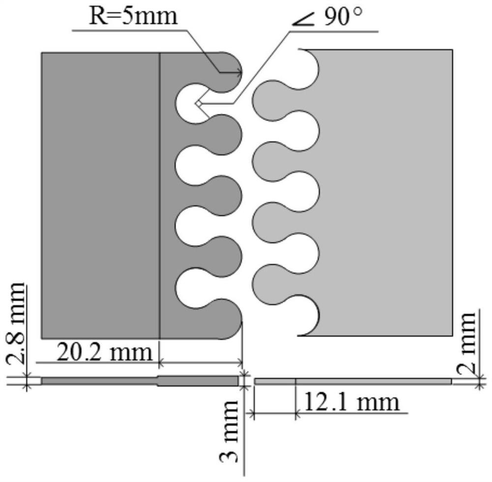 A method for friction stir nested connection of metal and polymer sheets