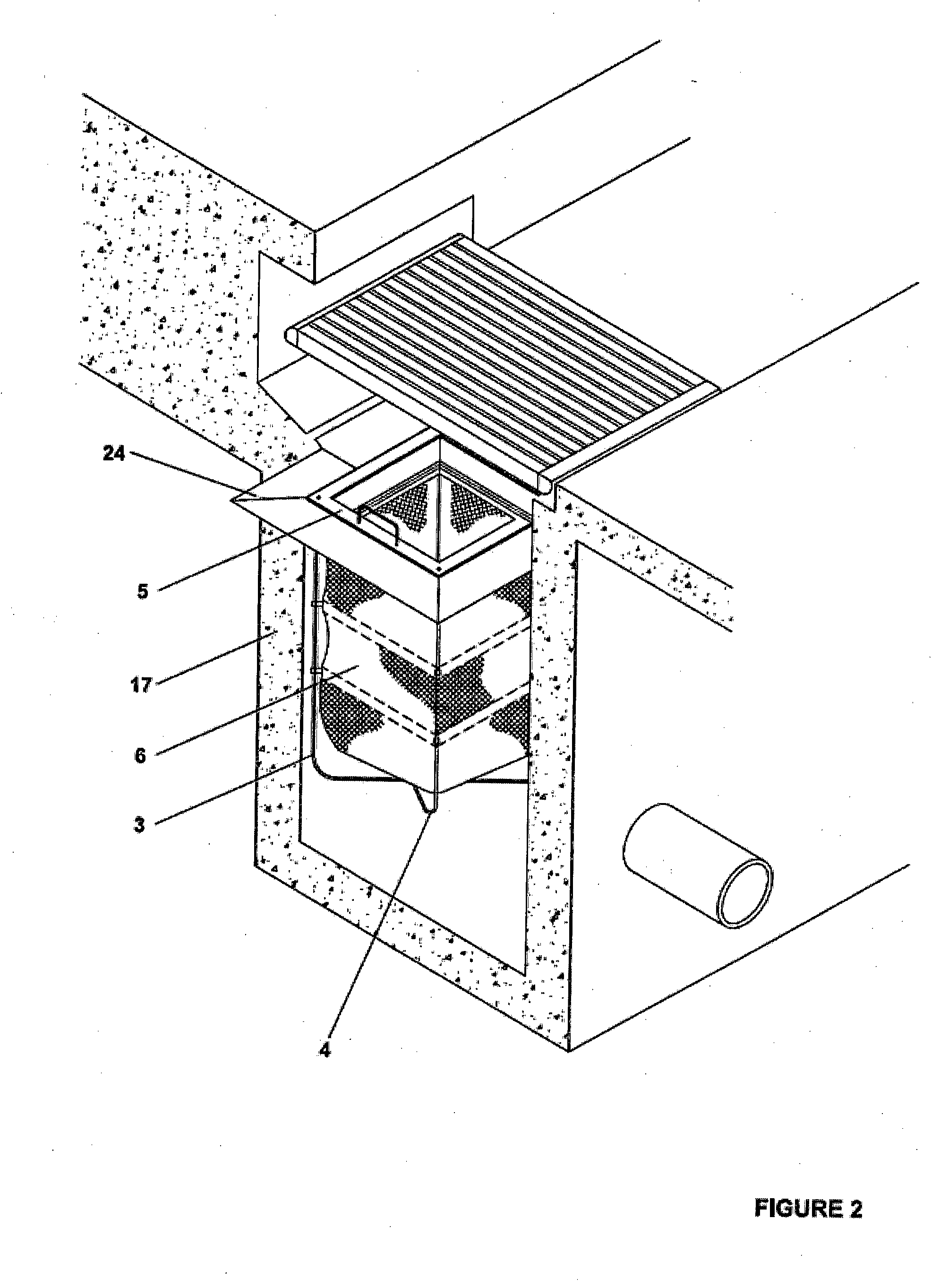 Storm water filter and components thereof and methods of installation and use