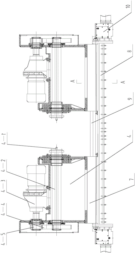 Steel tube perforating machine device and perforating method