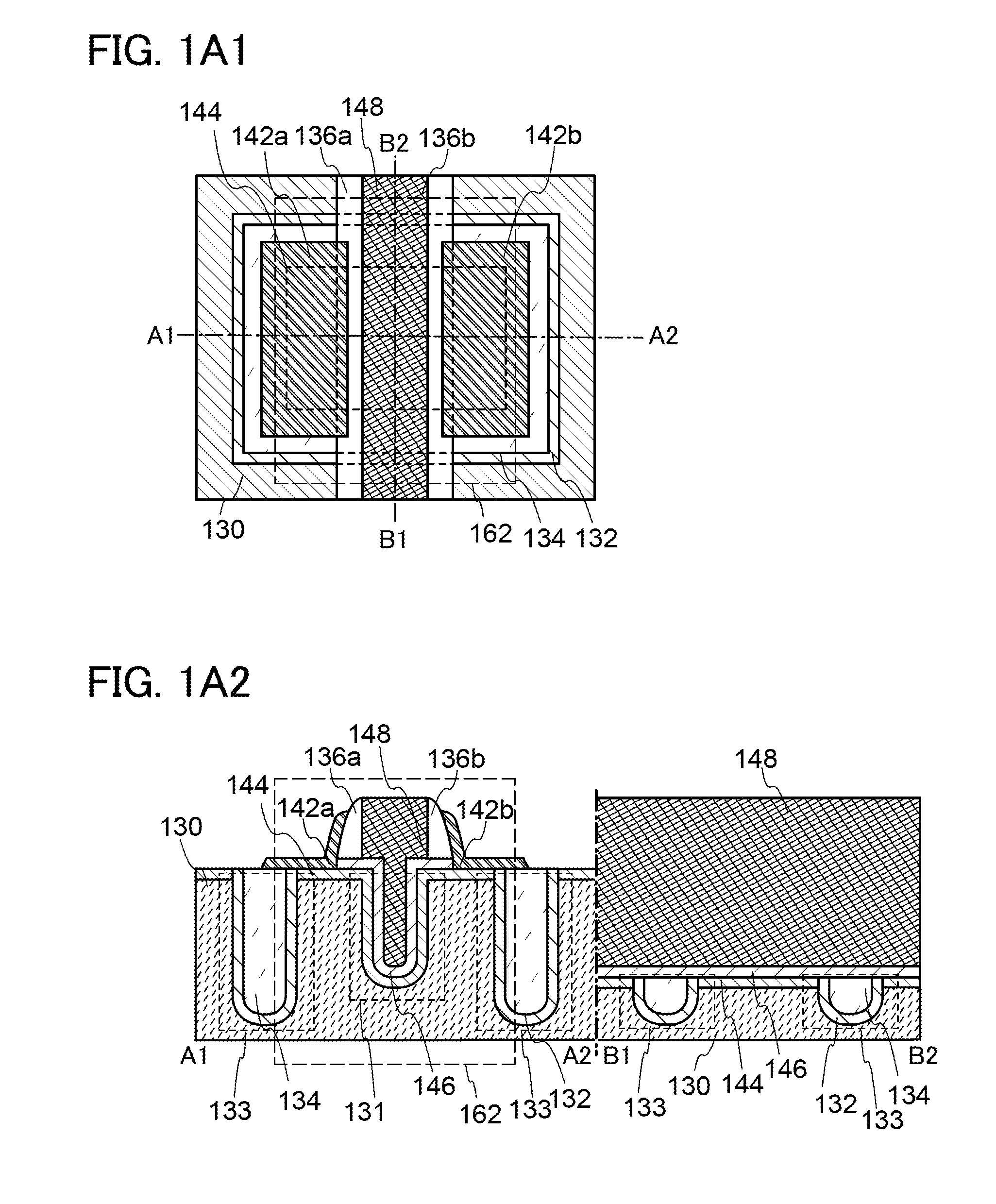 Oxide semiconductor device including gate trench and isolation trench
