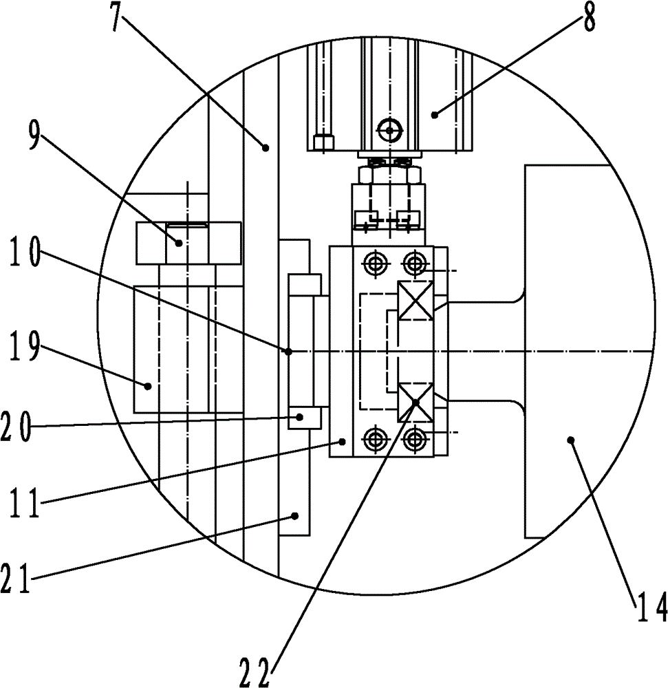 Three-roller printing and driving device of gravure printing machine