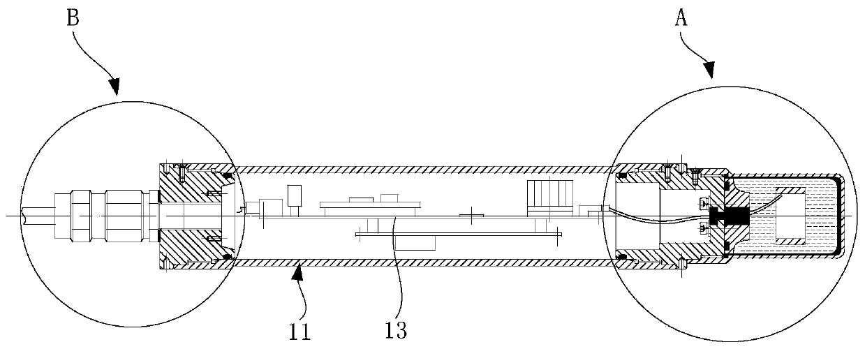 Anti-explosion beacon and liquid storage tank