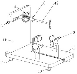 Clinical percussion examination device for neurology department