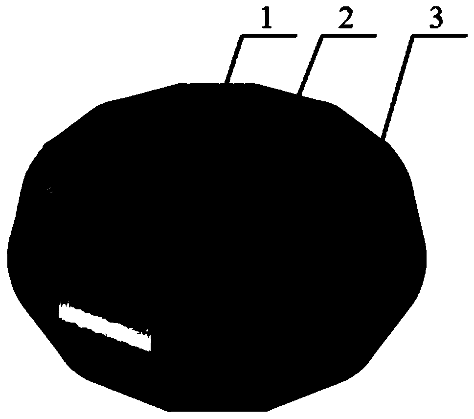 Ellipsoid air pressure forming method based on electric current self-resistance heating