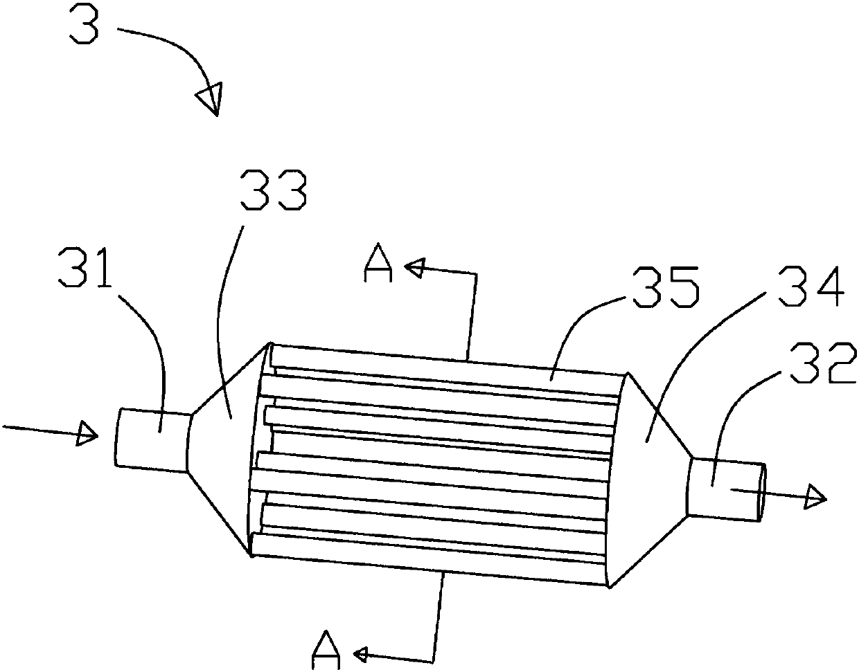 Flat plate filtration lotion circulating system for aluminum oxide