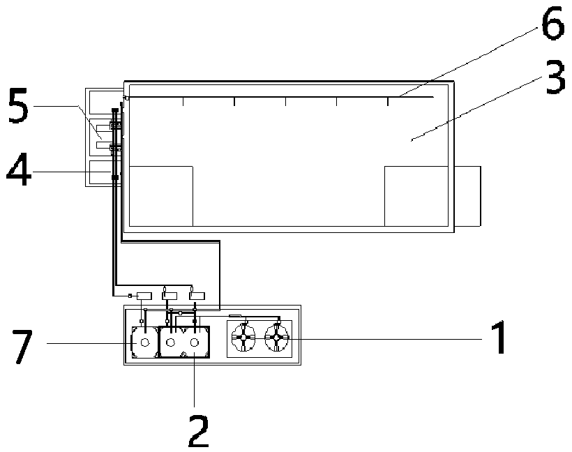 Immersion cleaning system and immersion cleaning method thereof for chromium-polluted building garbage