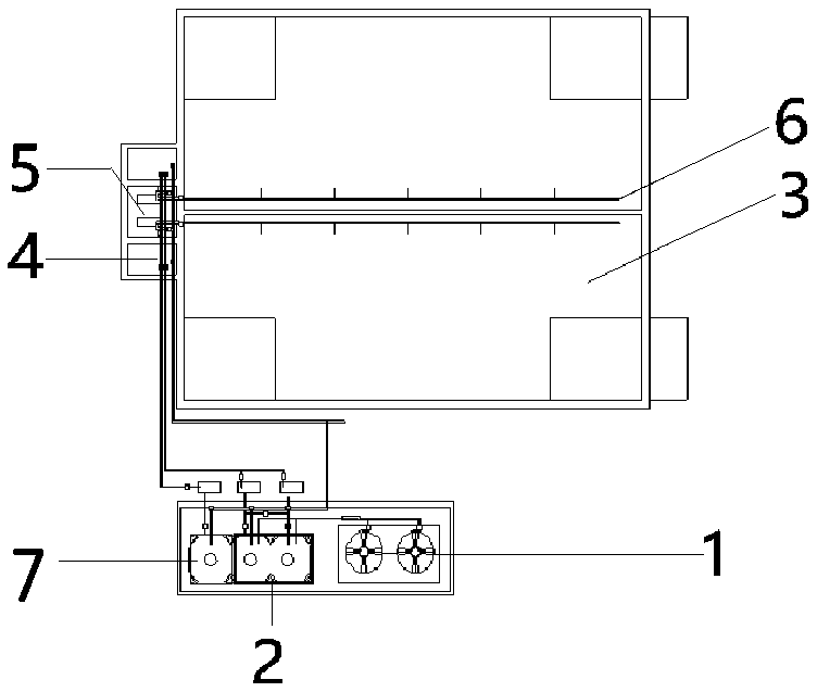 Immersion cleaning system and immersion cleaning method thereof for chromium-polluted building garbage