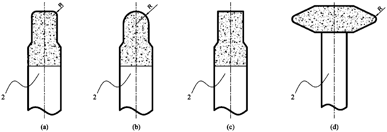 Precise grinding processing method of aspheric array structure