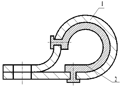 Elastic clamping hoop based on viscoelastic polyurethane layer