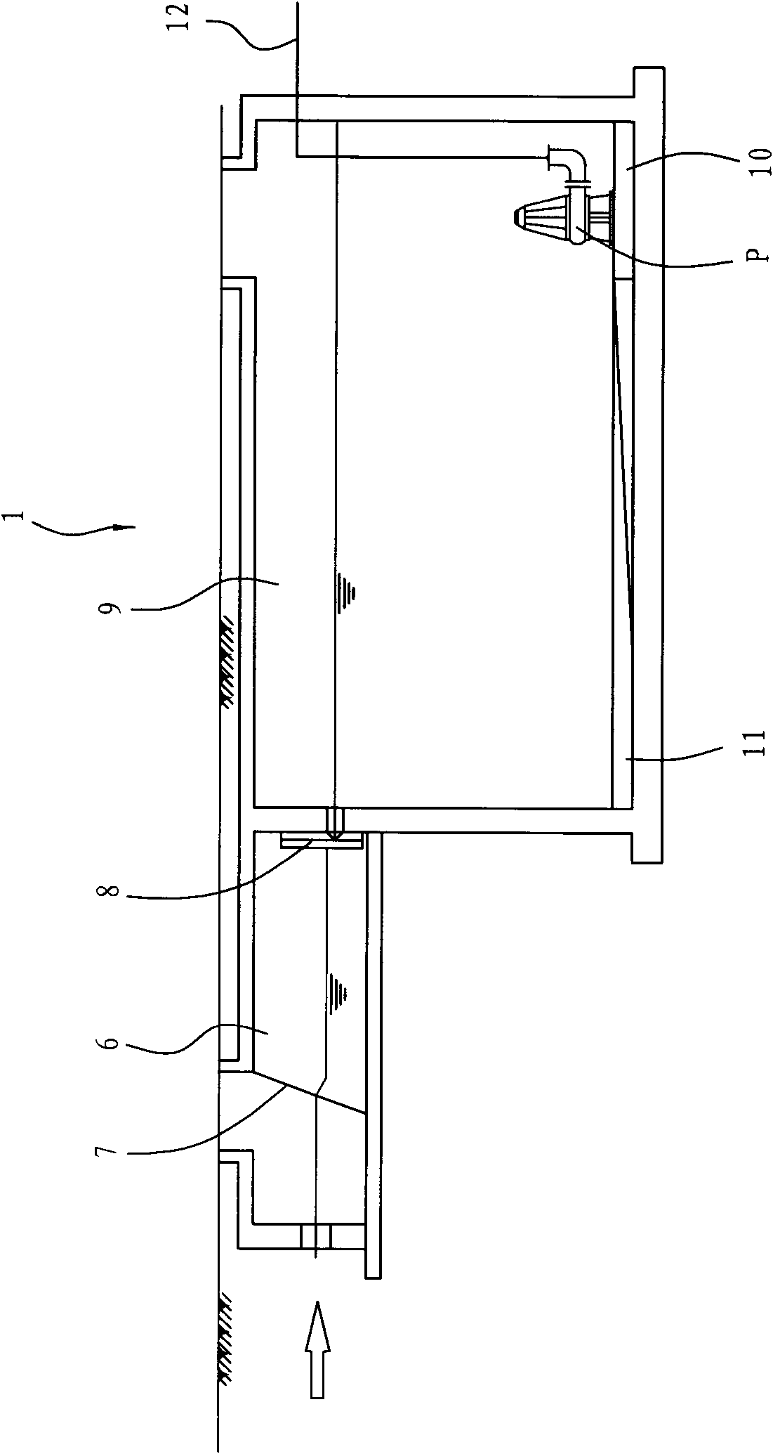 Artificial wetland sewage treatment method and system