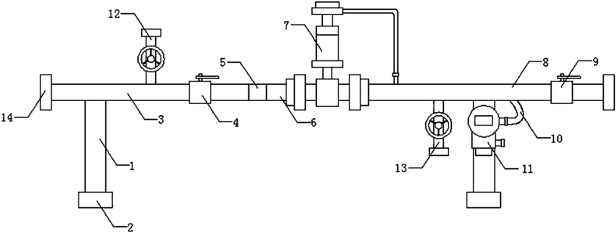 Gas pressure reducing device