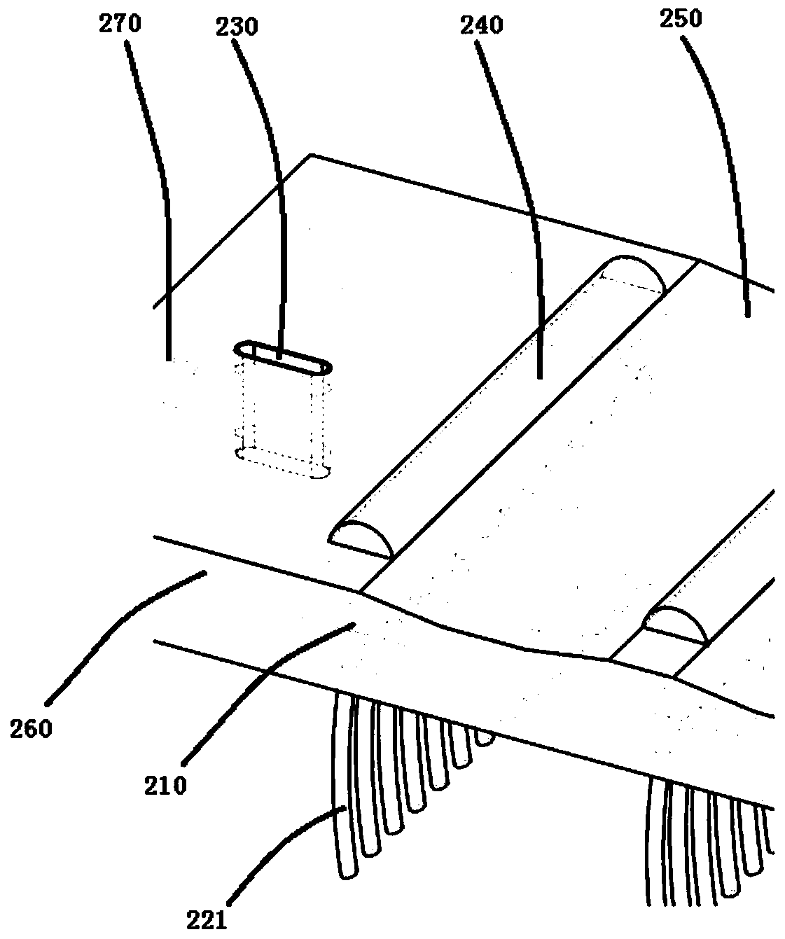 Horizontal continuous fermentation system and continuous fermentation method