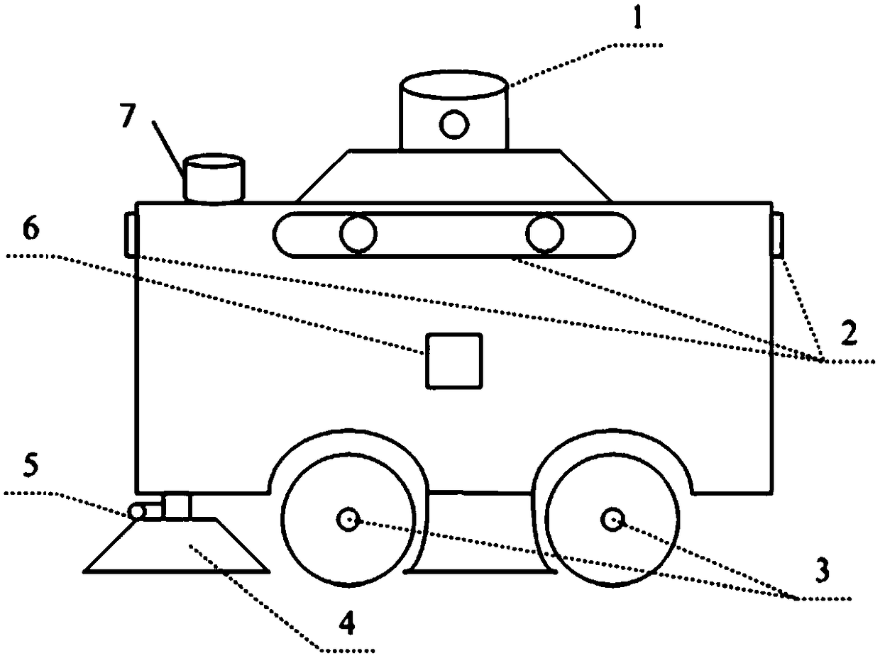 Intelligent road sweeper and a road pollutant identification method and a control method thereof