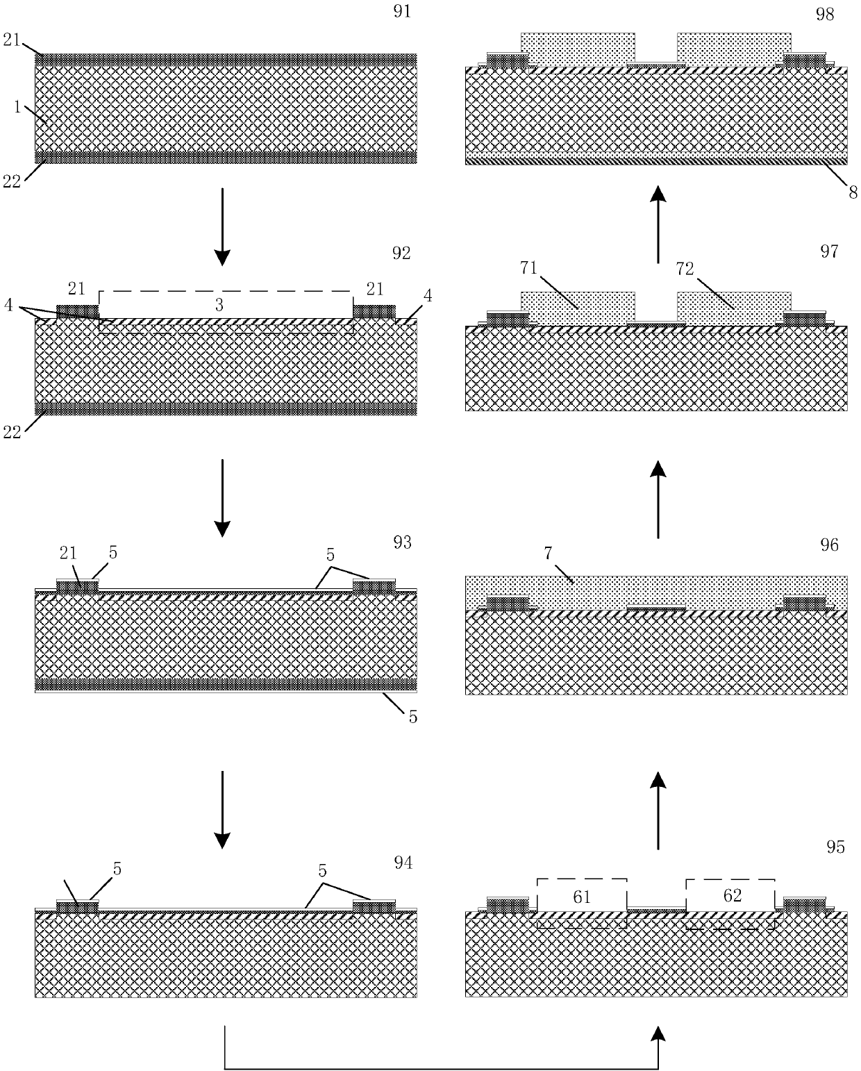 Manufacturing method of resistor chip and photomask