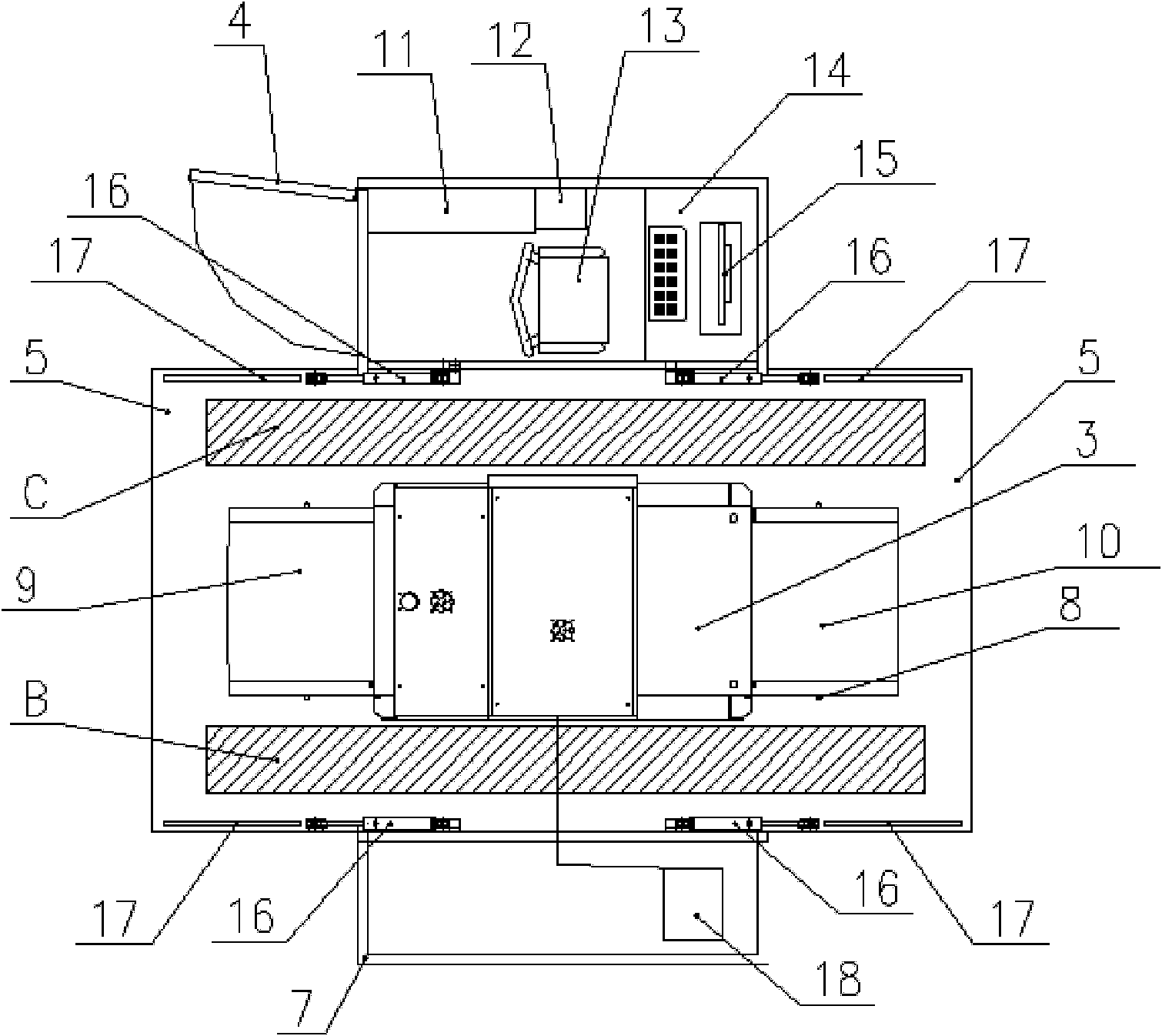 Mobile-box-type X-ray cargo inspection system