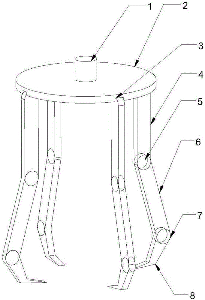 Crystal grain moving clamp