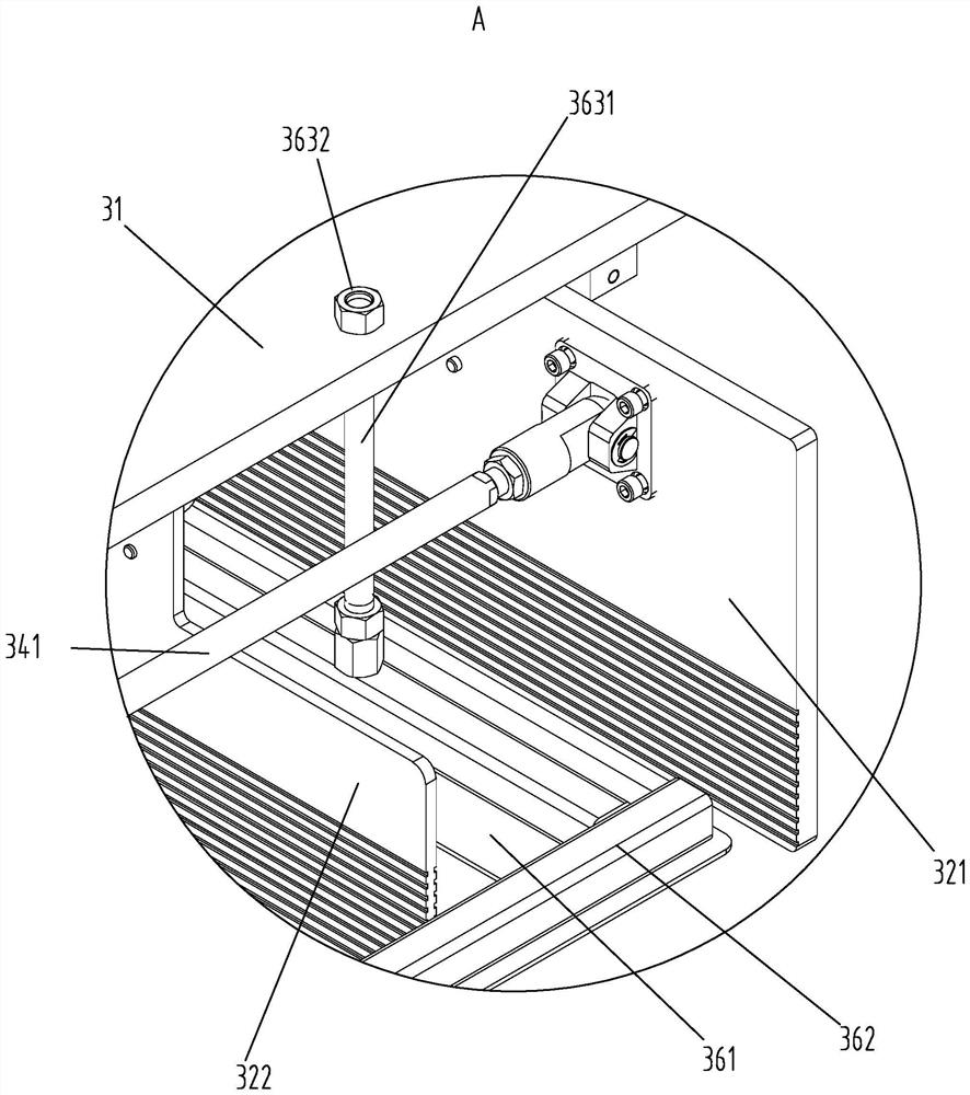 Concrete block forming wet process setting production process and integral rotating mechanism